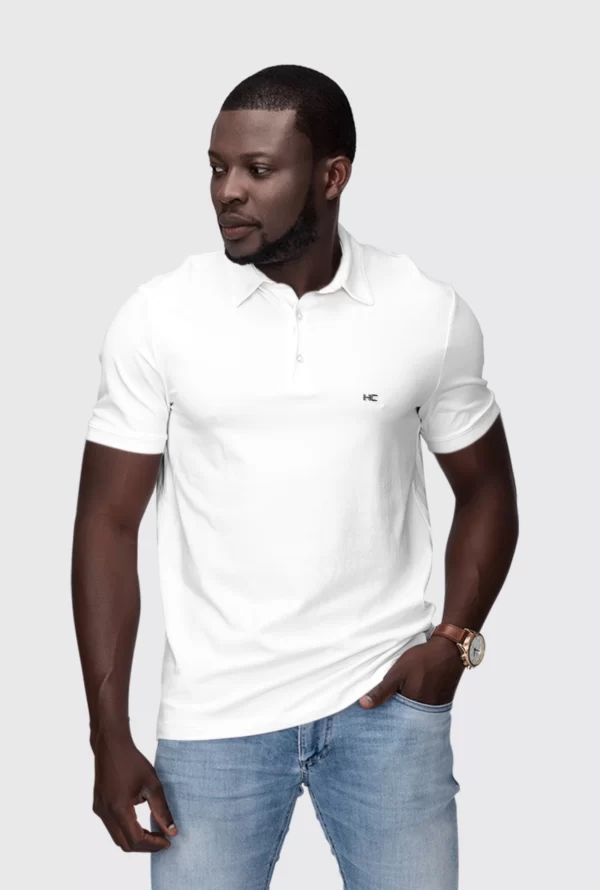 Polo Camisero Hombre en Piqué Algodón Peruano | Corte Recto y Fresco