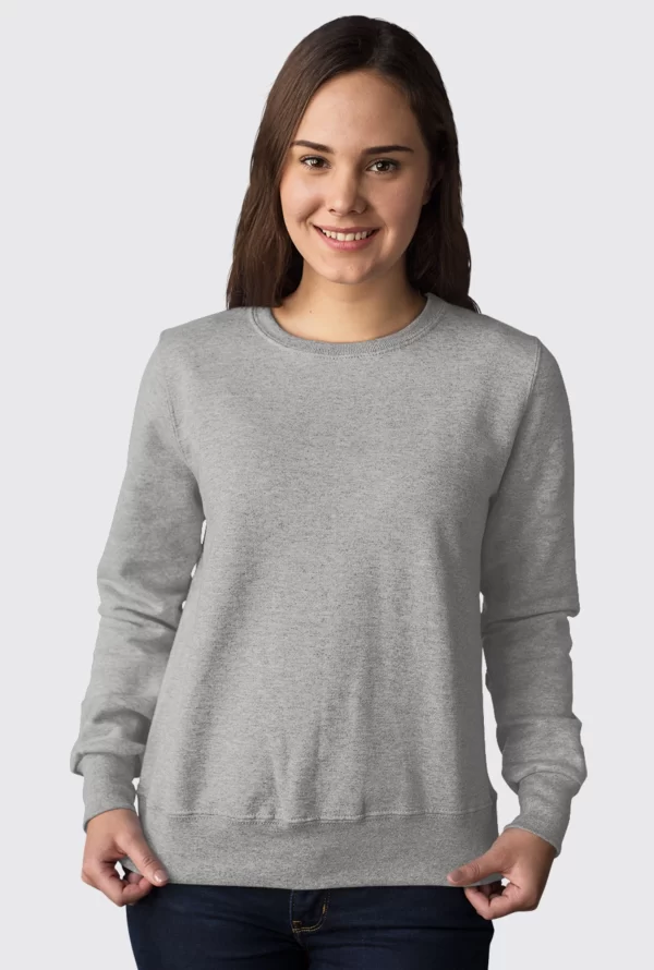 AyE polera básica melange sin capucha de franela reactiva