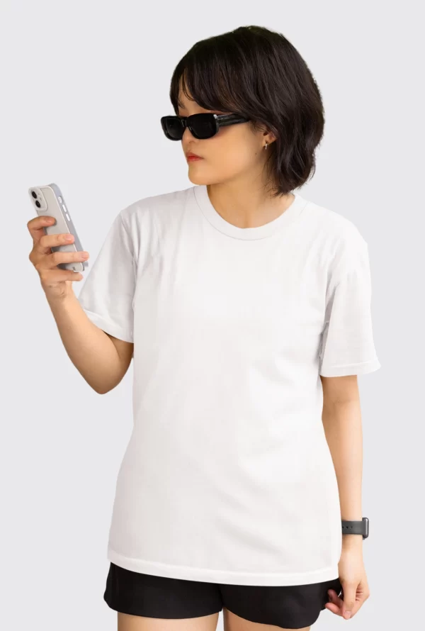 AyE Polo Básico blanco de algodón jersey 30/1