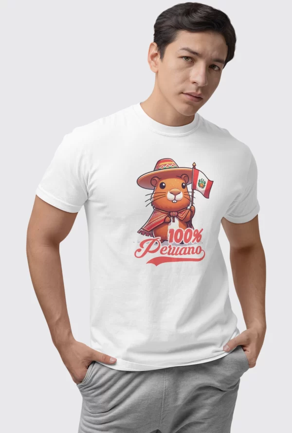AyE Polo blanco personalizado unisex Perú