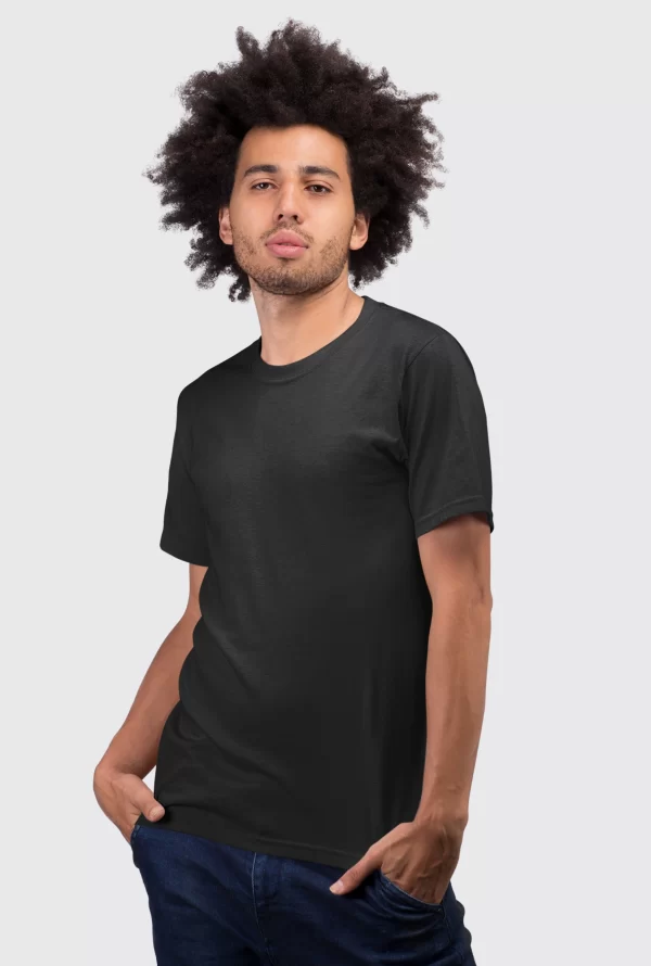 AyE polo básico negro algodón pima peruano hombre