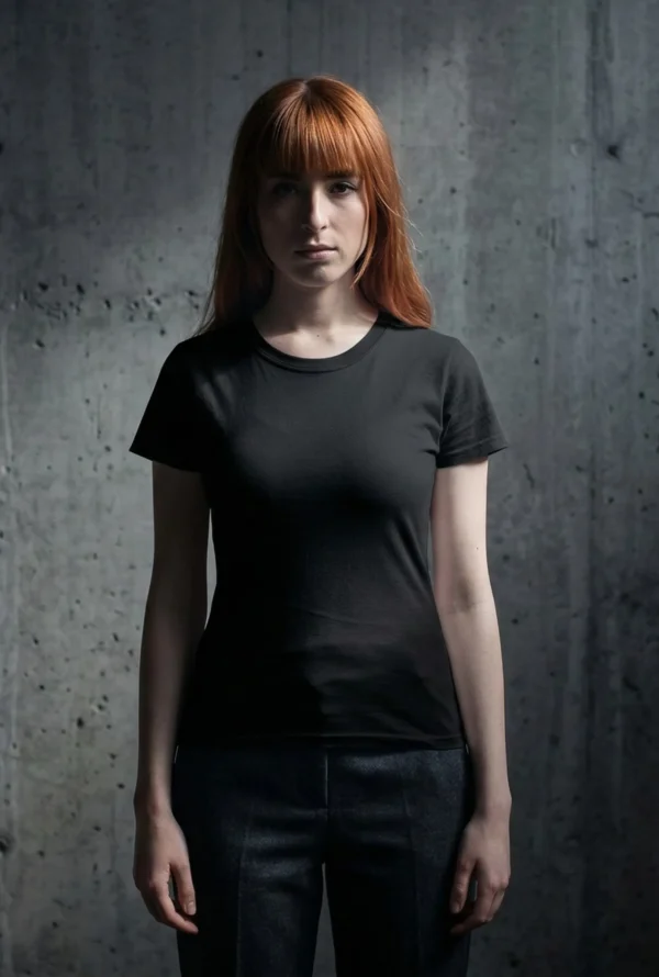 Polo Negro Mujer - Algodón Pima Premium - AyE Boutique