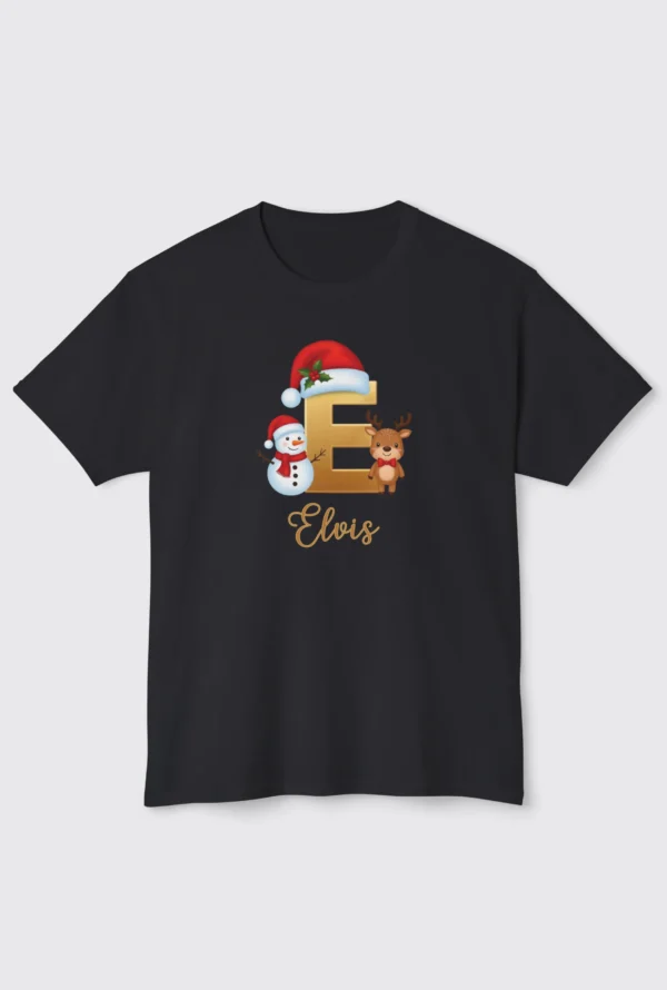 Polo Navideño Inicial Personalizada Algodón Pima | AyE