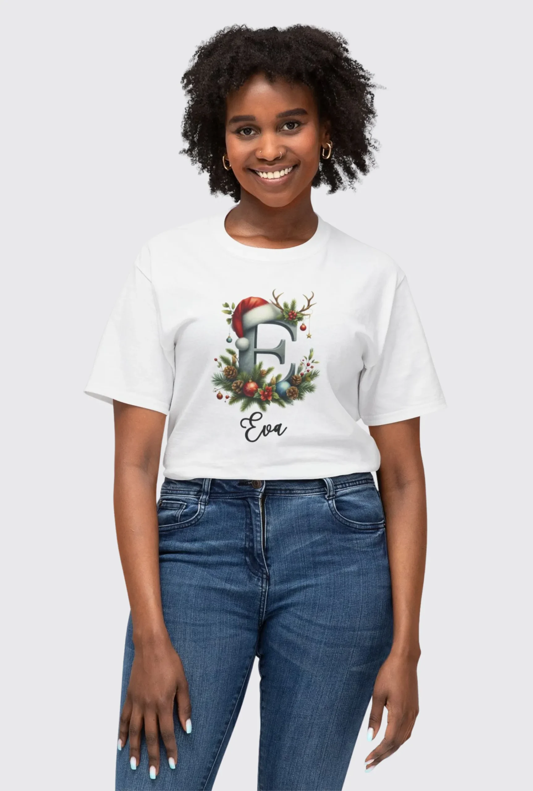 Polo Navideño Inicial Personalizada Algodón Pima | AyE Polo Navideño Inicial Personalizada Algodón Pima | AyE